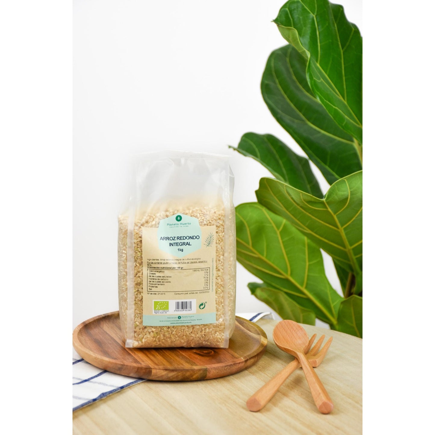 Volkoren ronde rijst ECO Planeta Huerto 1 kg
