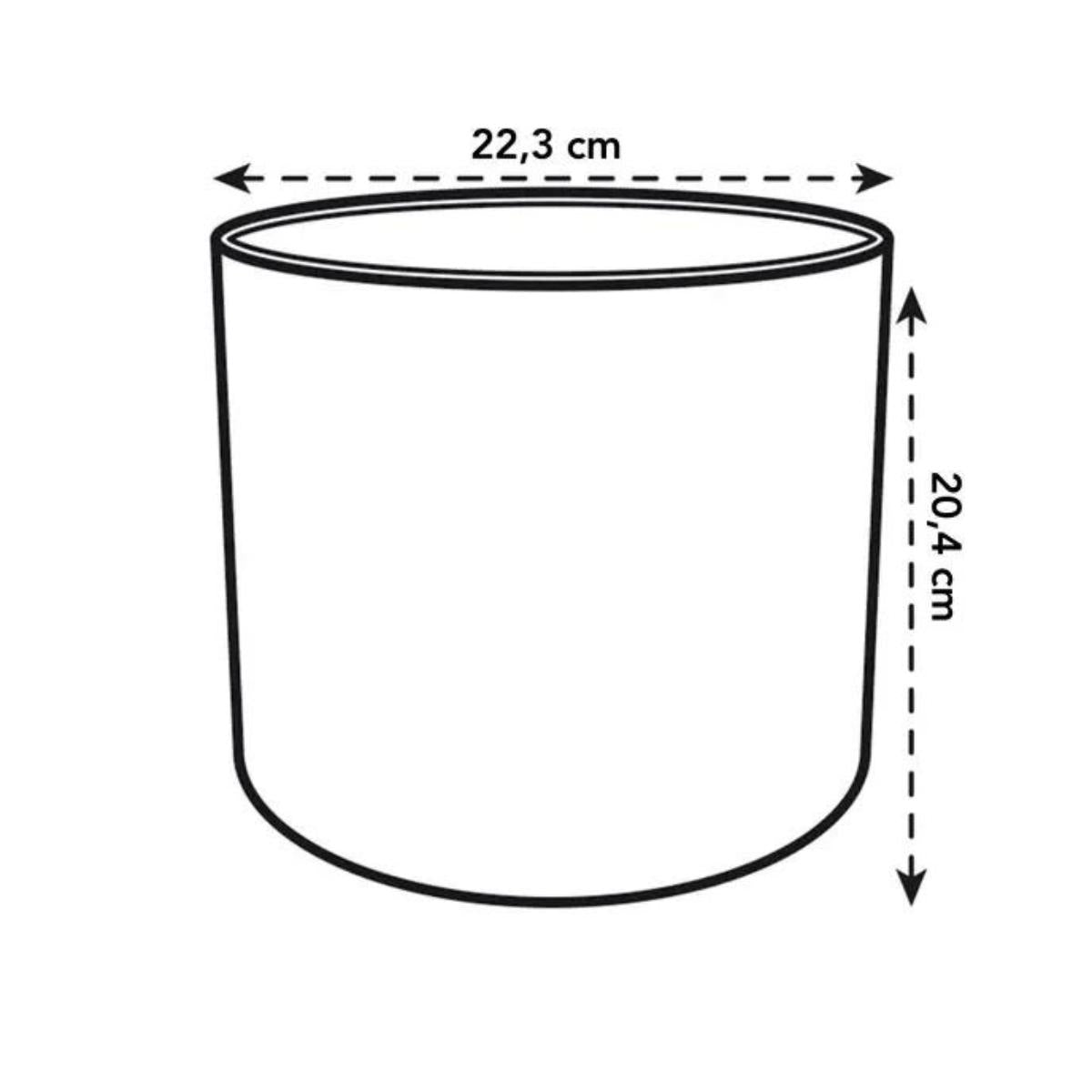 Recycelter Blumentopf Ocean Round Elho pazifischgrün 18 cm