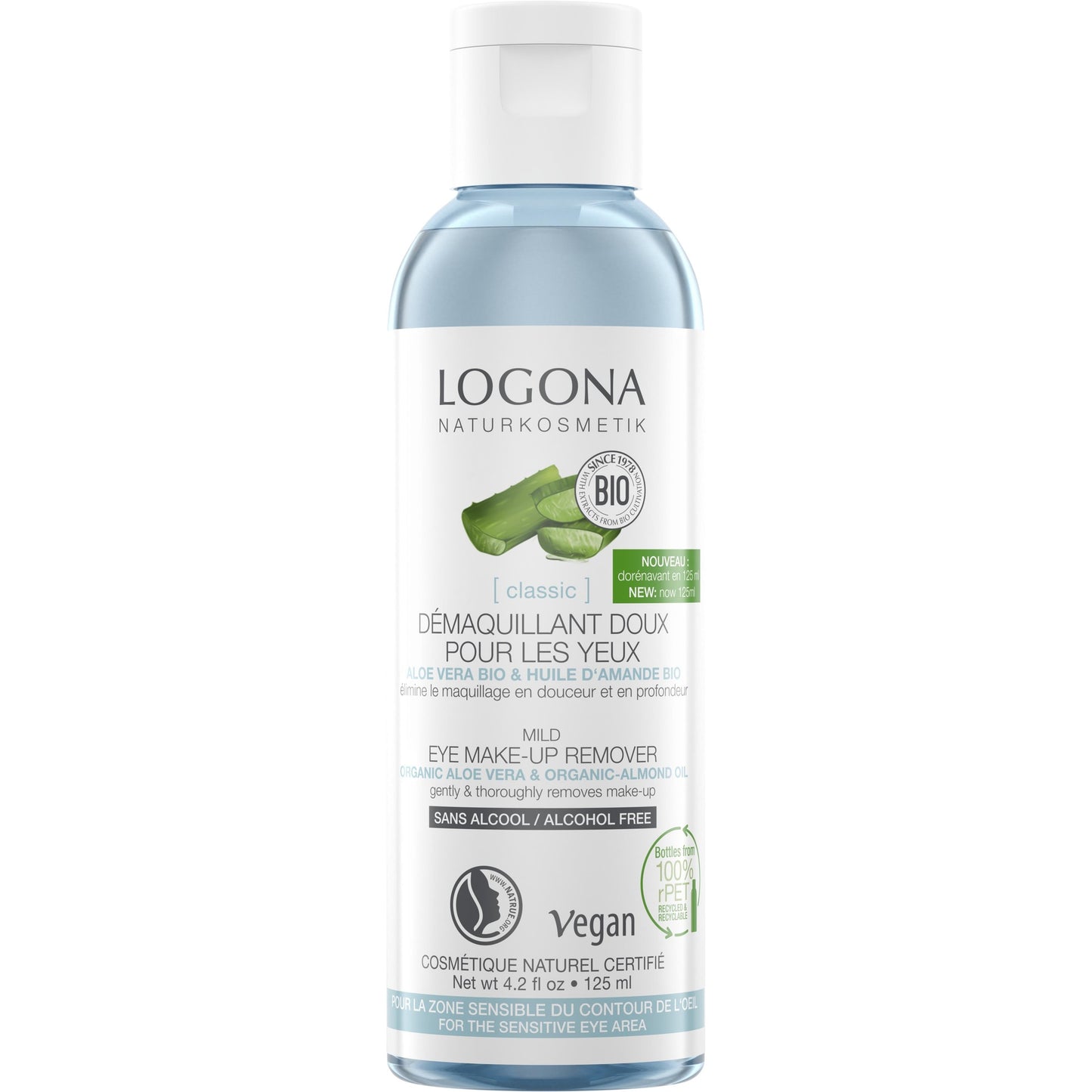 Olio struccante occhi Logona 125 ml