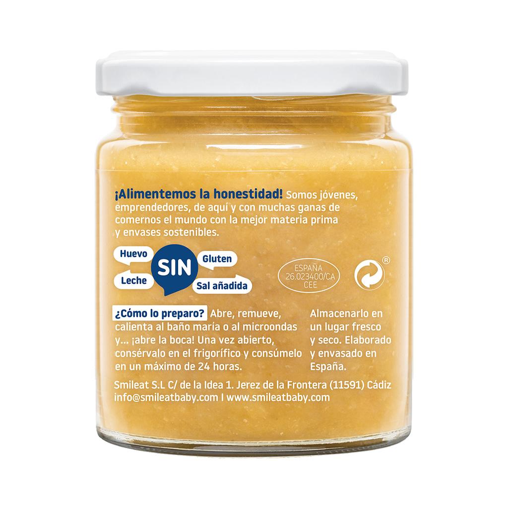 Słoiczek ekologicznych warzyw z dorszem Smileat 230 g