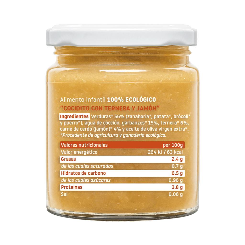 Lot de 12 petits pots bio de potée au bœuf et au jambon 230 g