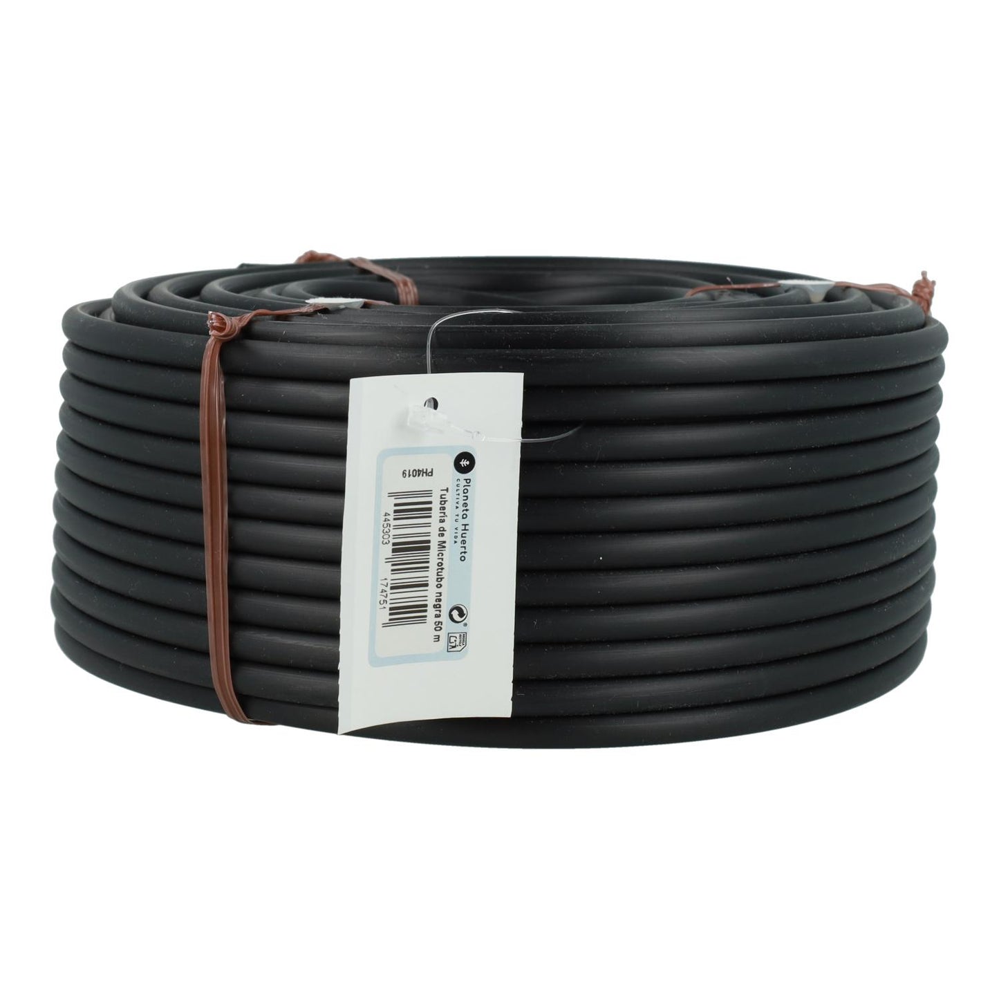 Svarta mikroslangar Ø 4 mm Planeta Huerto 25 m