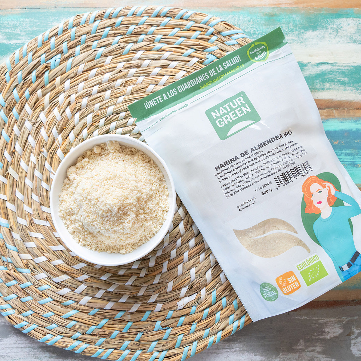 Glutenfreies Bio-Mandelmehl NaturGreen 300 g