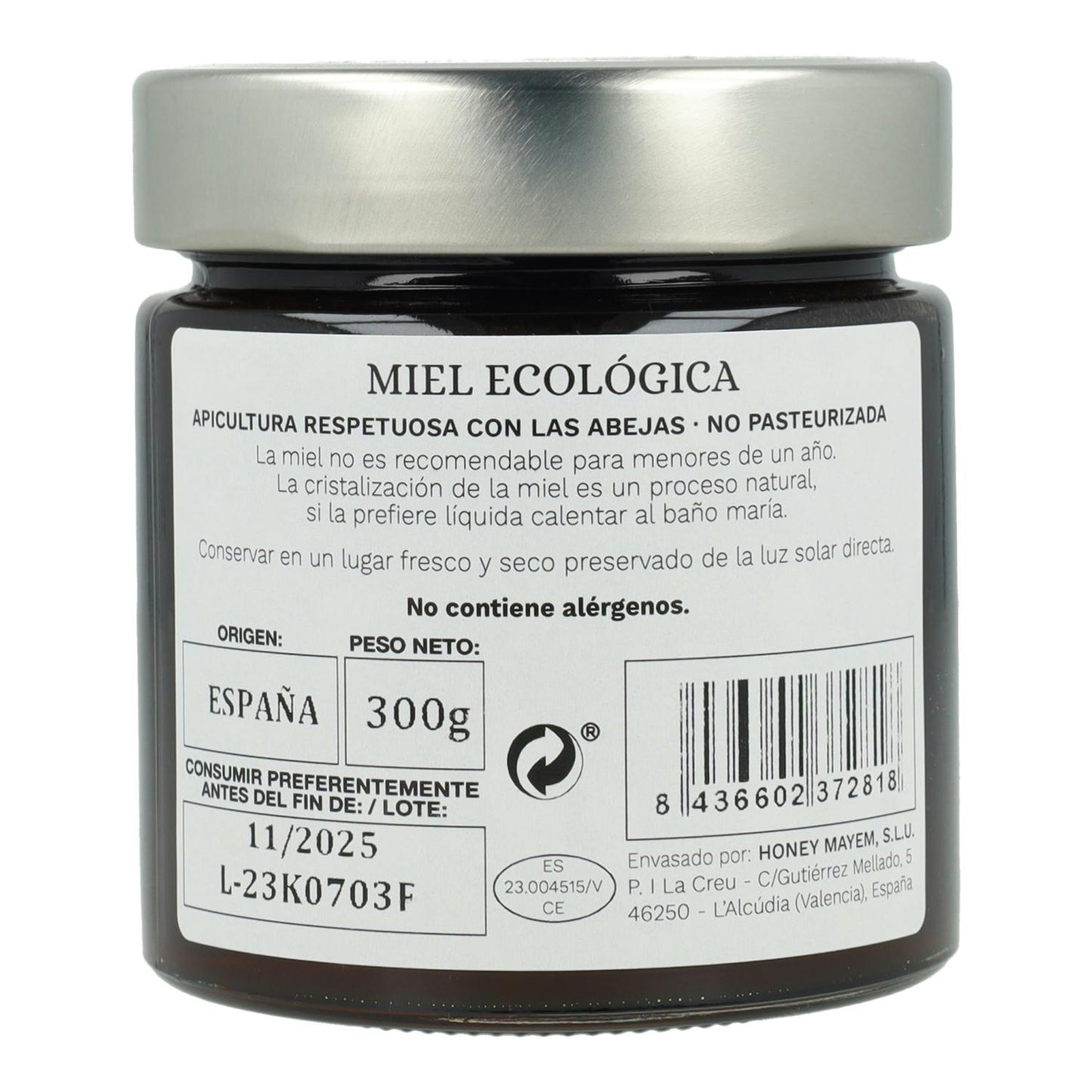 Miel de bruyère bio Mayem 300 g