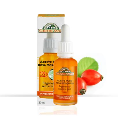Olio di rosa mosqueta antirughe e rigenerante Corpore Sano 30 ml