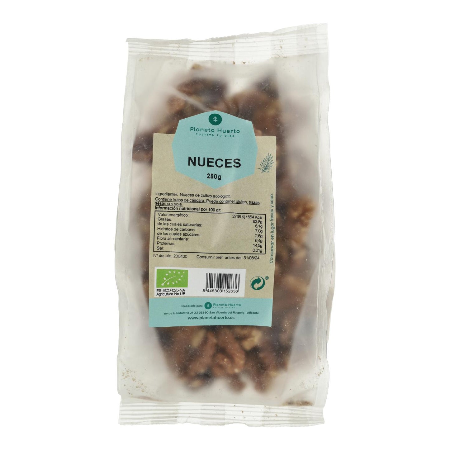 ECO Planeta Huerto geschälte Walnüsse 250 g