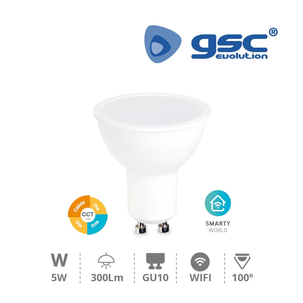 GSC Inteligentna żarówka dichroiczna 5W GU10 2700-6500K