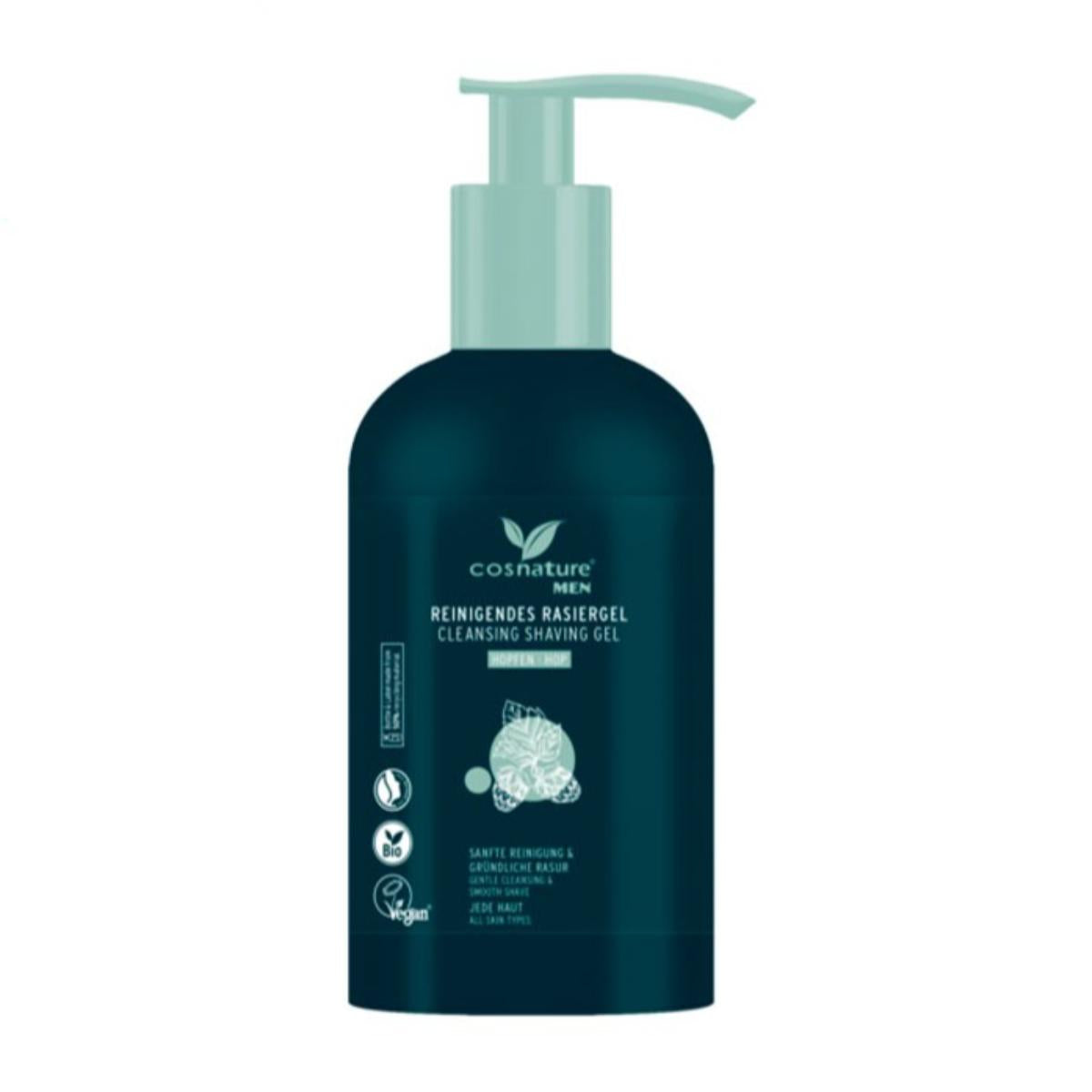 Cosnature Organic Hop Shaving Gel for Men 200 ml