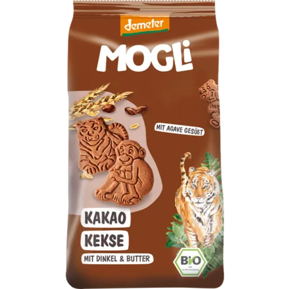 Tigre Organic Cocoa Biscuits for Children 125 g Mogli