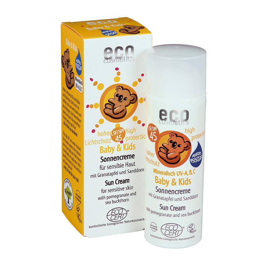 EcoCosmetics F45 Sunscreen for Babies and Children 50 ml
