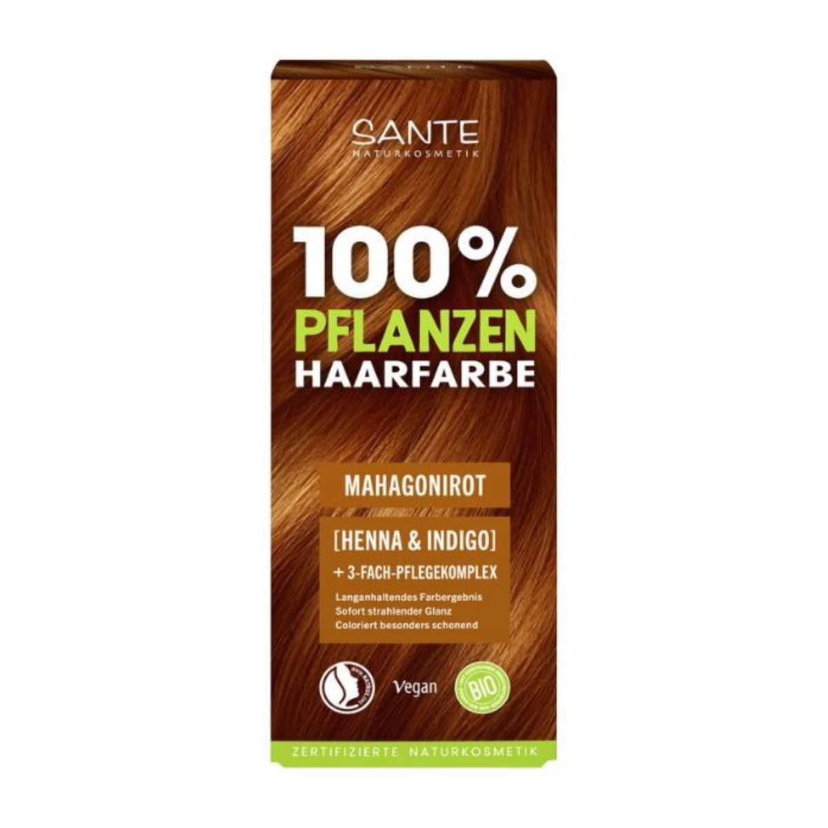 Colorante Vegetal 07 Mahogany Red Sante 100 g