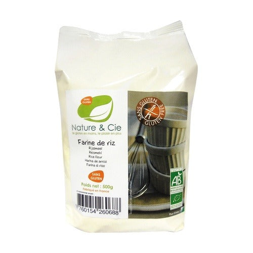 Nature&cie Organic Gluten-Free Rice Flour 500 g