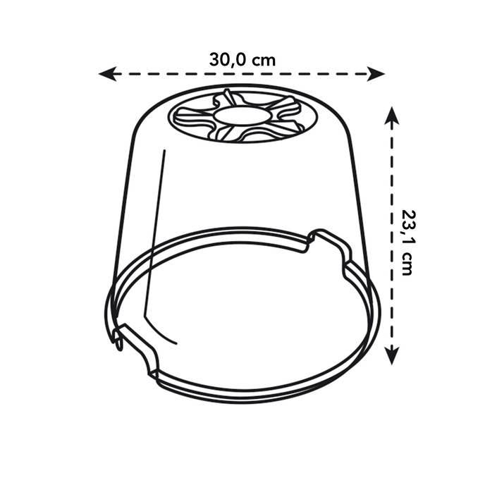 Vinteröverdrag för krukor Green Basics Elho 17 cm