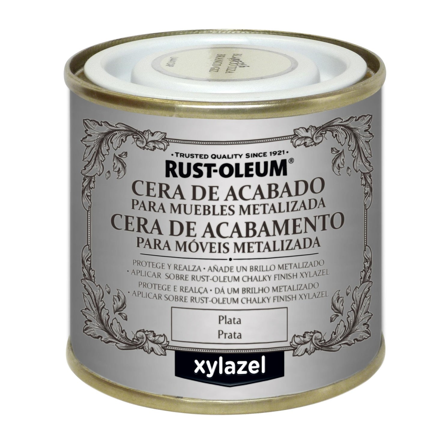 Cire de finition pour meubles Xylazel Plata 125 ml