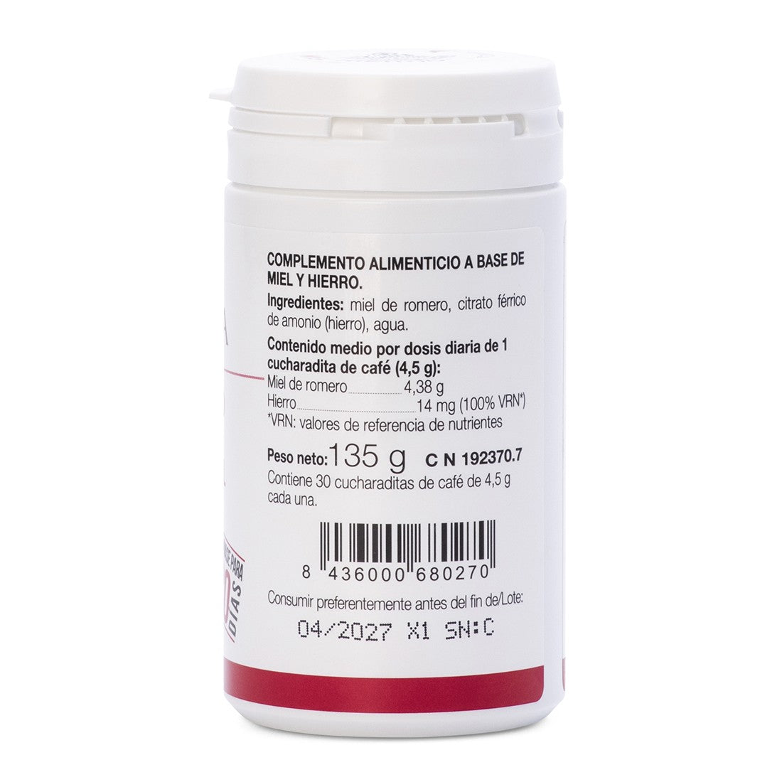 Fer avec miel Ana Maria LaJusticia 135 g