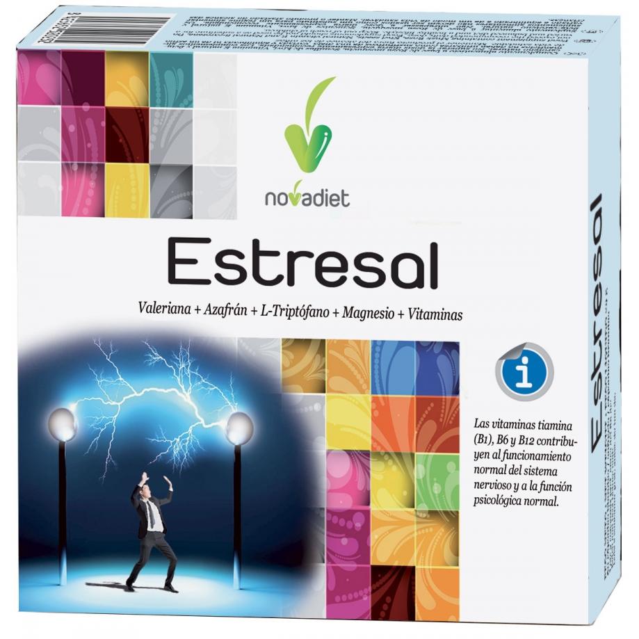 Estresal valeriana, zafferano e triptofano Novadiet, 60 capsule molli