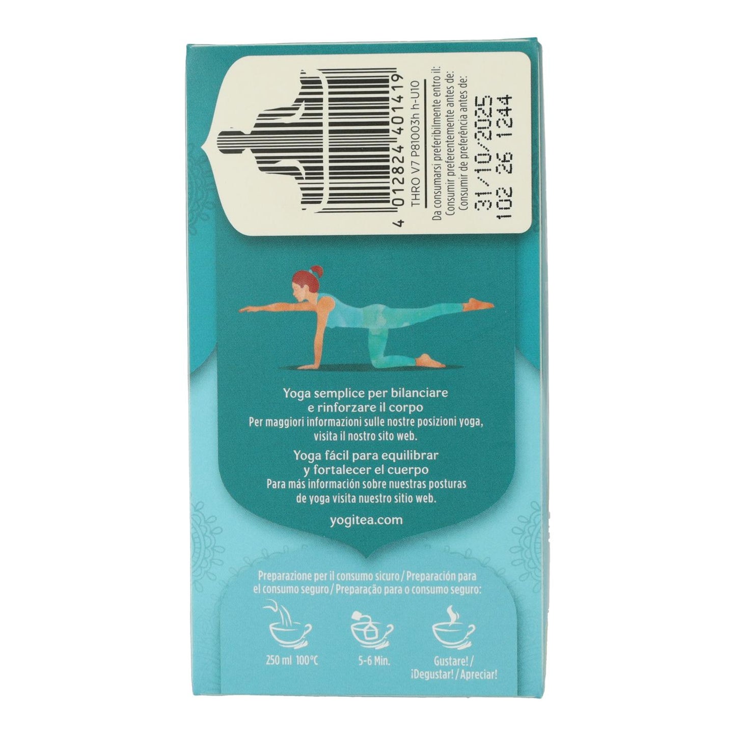Thé Yogi BIO Clear Voice, 17 sachets de thé