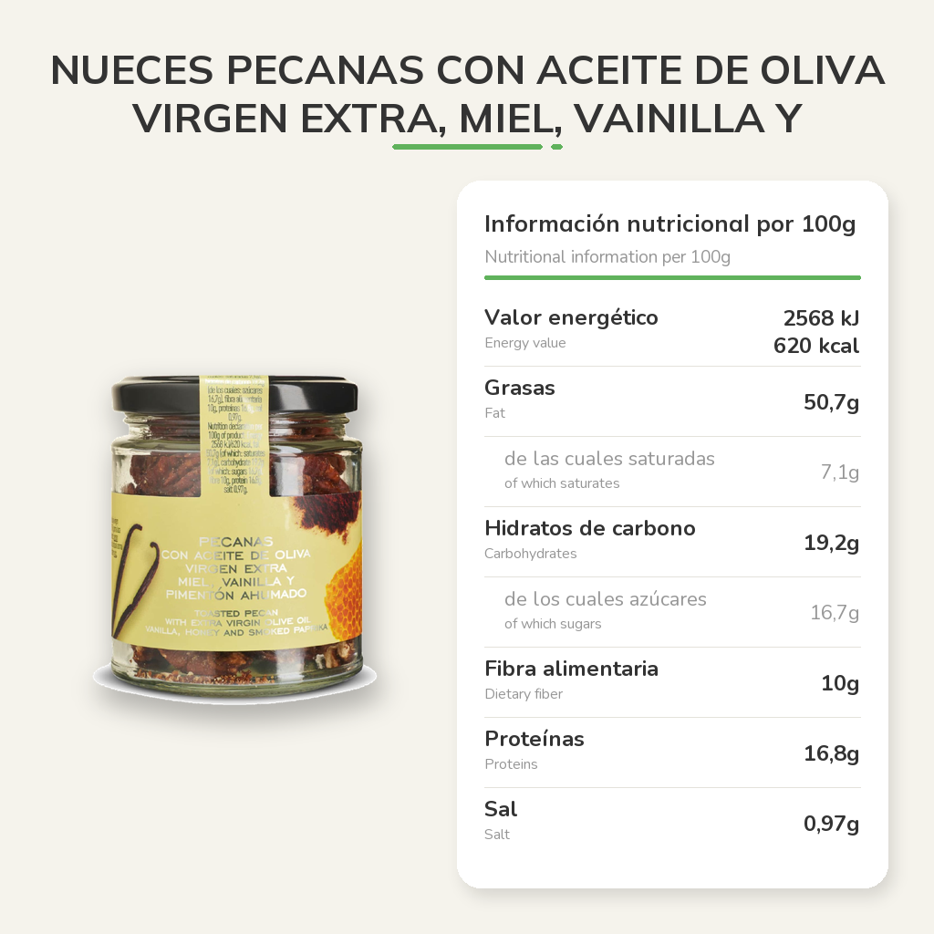 Información nutricional