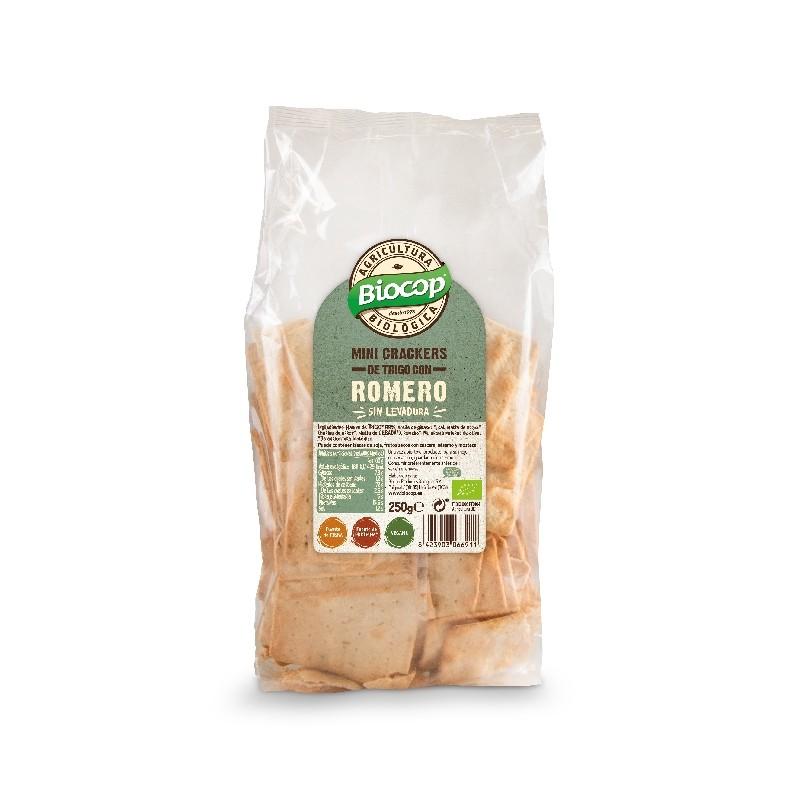 Mini-crackers au blé et au romarin Biocop 250 g