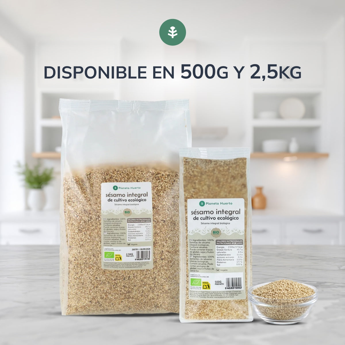 Sesamo integrale ECO Planet Garden 2,5 kg