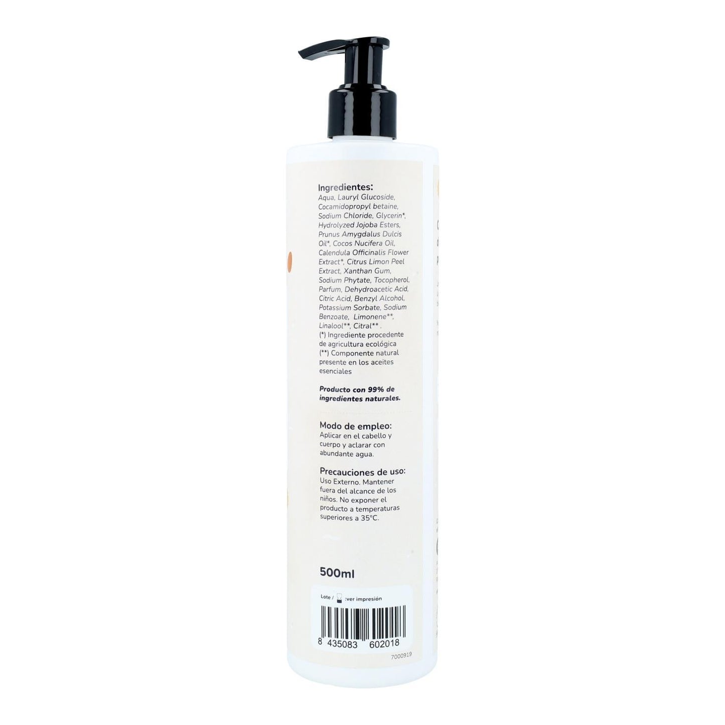 Calendula und Mandeln Kinderpackung: Gel und Shampoo + Feuchtigkeitscreme Planeta Huerto