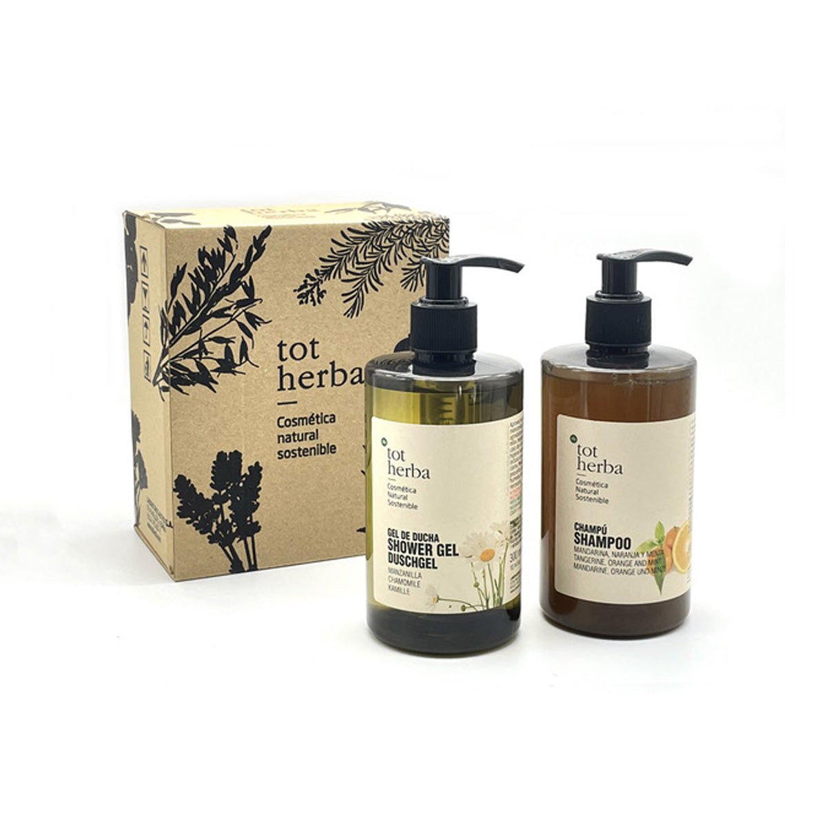 Cofre Navidad manzanilla y naranja, Tot herba