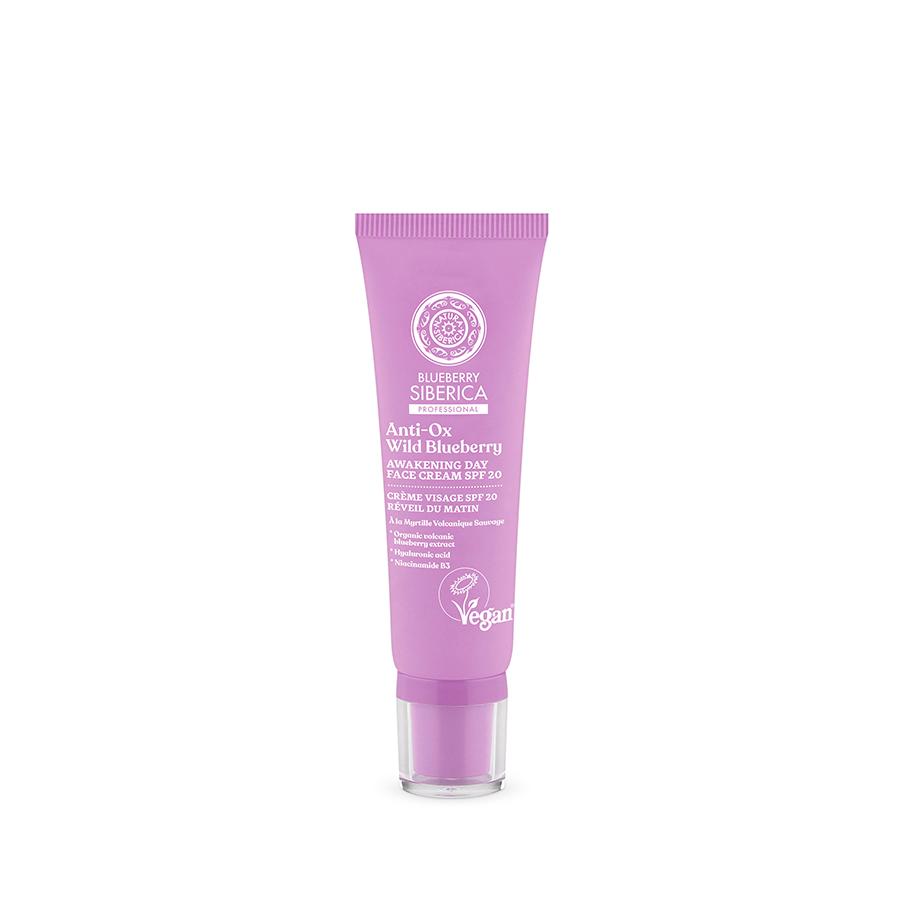 Belebende Tagescreme für das Gesicht SPF20 BlueBerry Natura Siberica 50 ml
