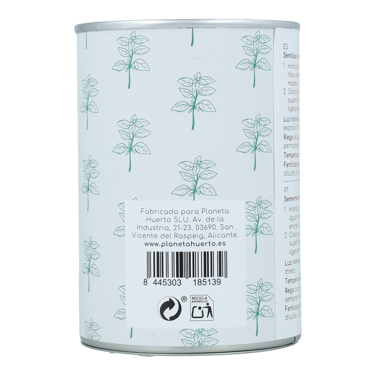 Kit per la coltivazione del basilico aromatico Planeta Huerto