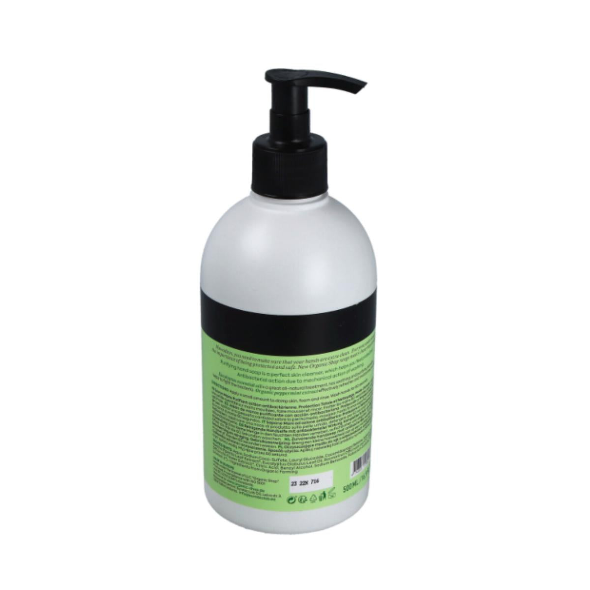 Zuiverende handzeep met hygiënische werking, Organic Shop 500 ml