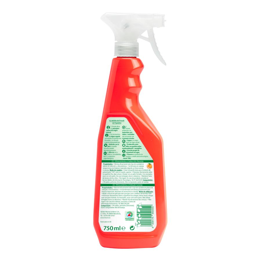 Nettoyant céramique et induction Frosch Eco Orange 750 ml