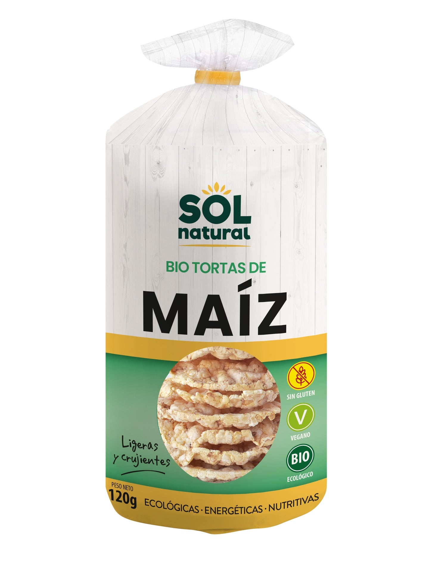 Tortillas de maïs bio sans gluten Sol Natural 120 g