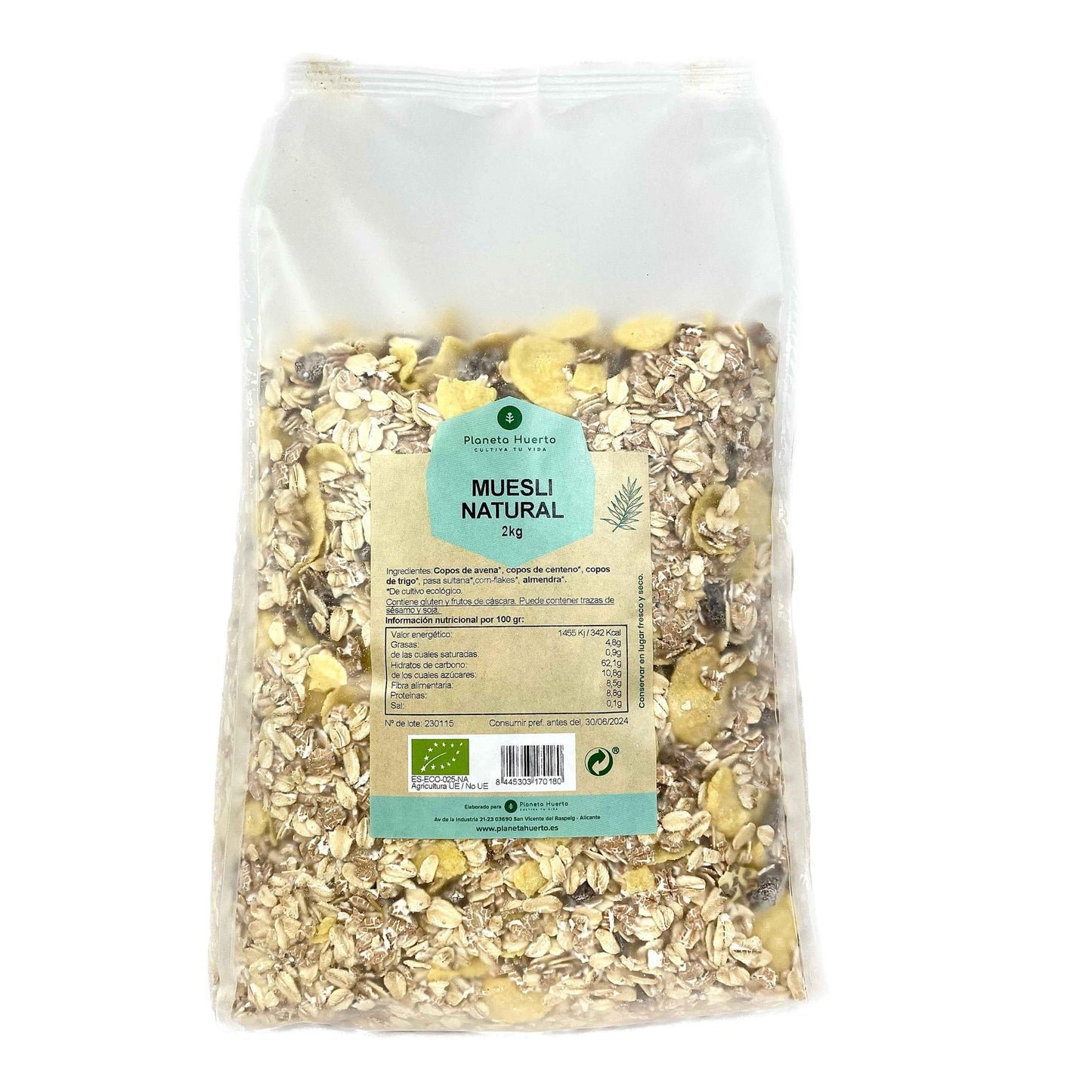 Muesli naturel ECO Planeta Huerto 2 kg