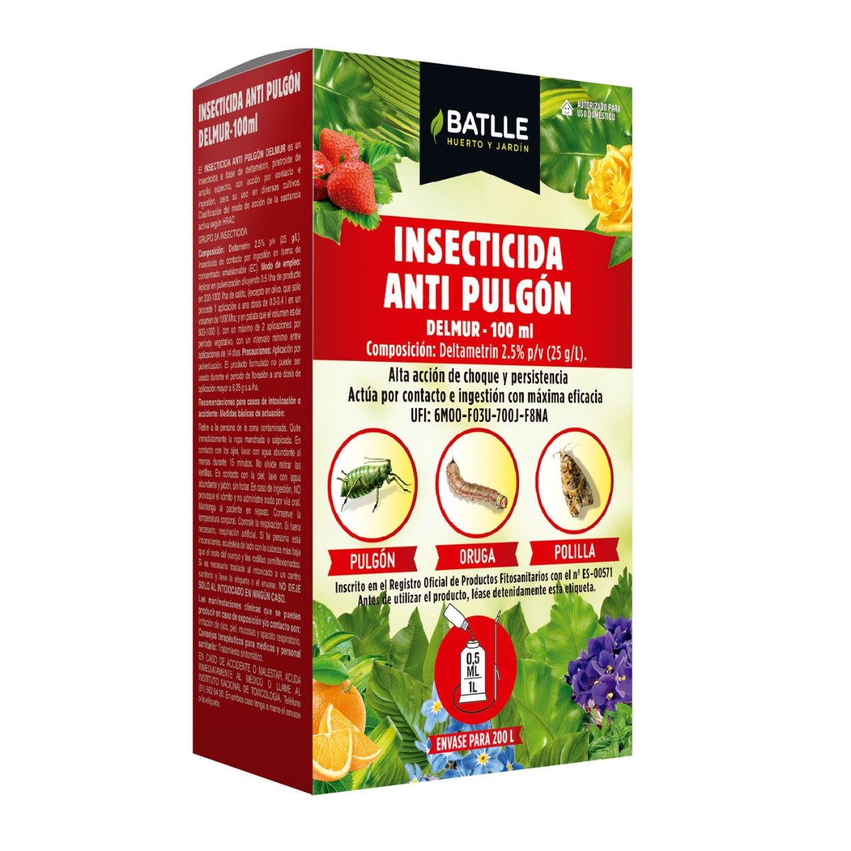 Insecticide anti-pucerons concentré Batlle 100 ml