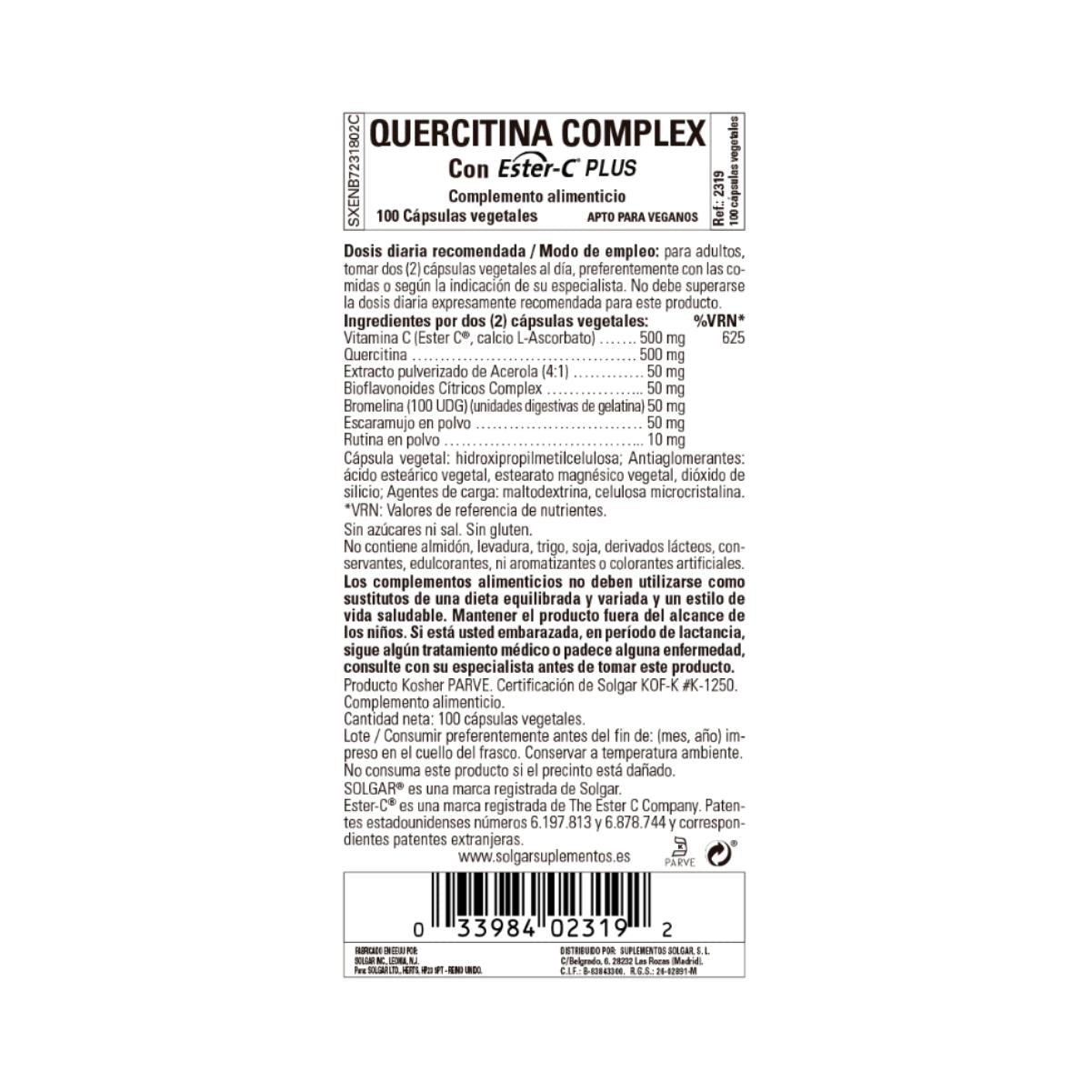 Quercitine Complex 50 capsules