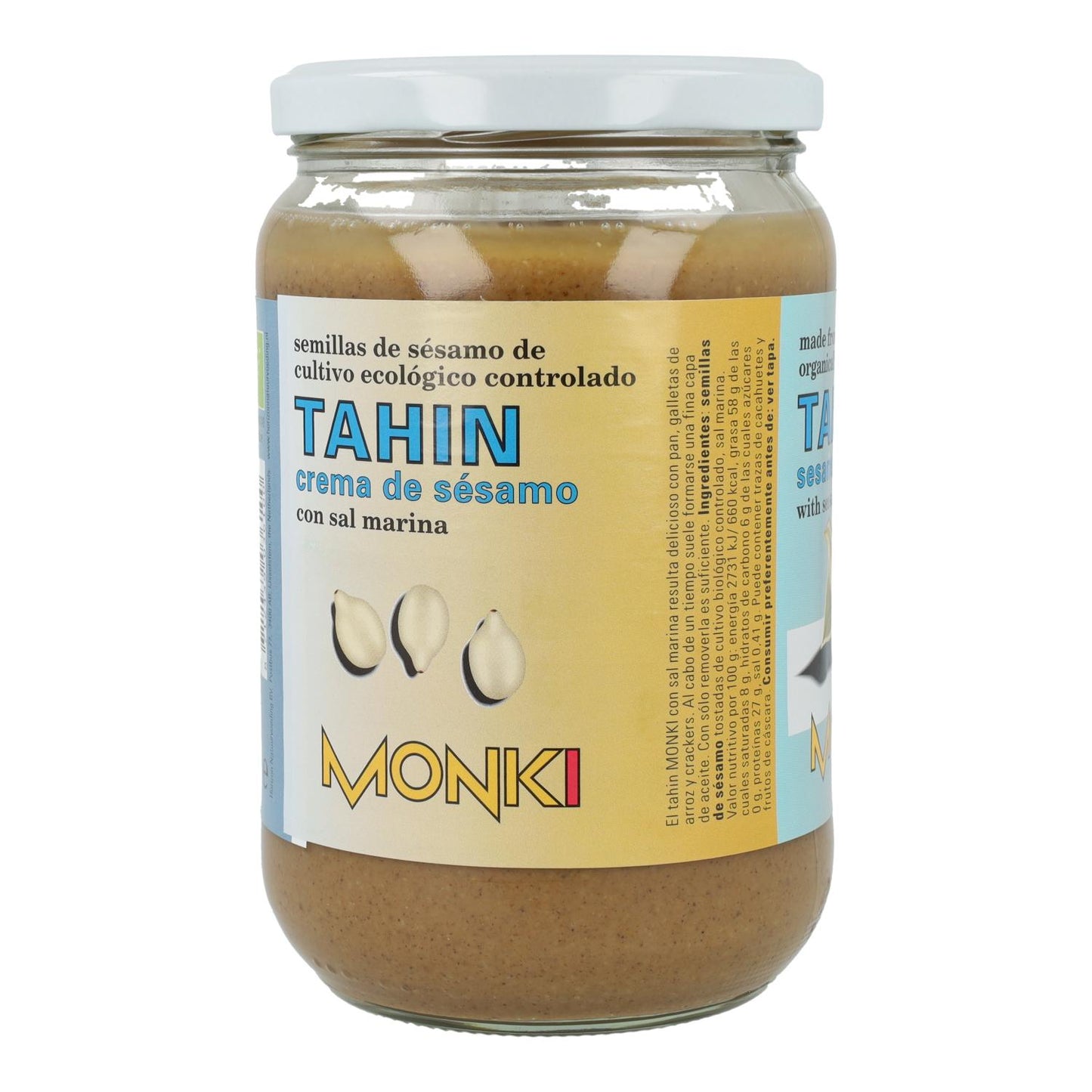 Tahini prażone z solą bio Monki, 650 g