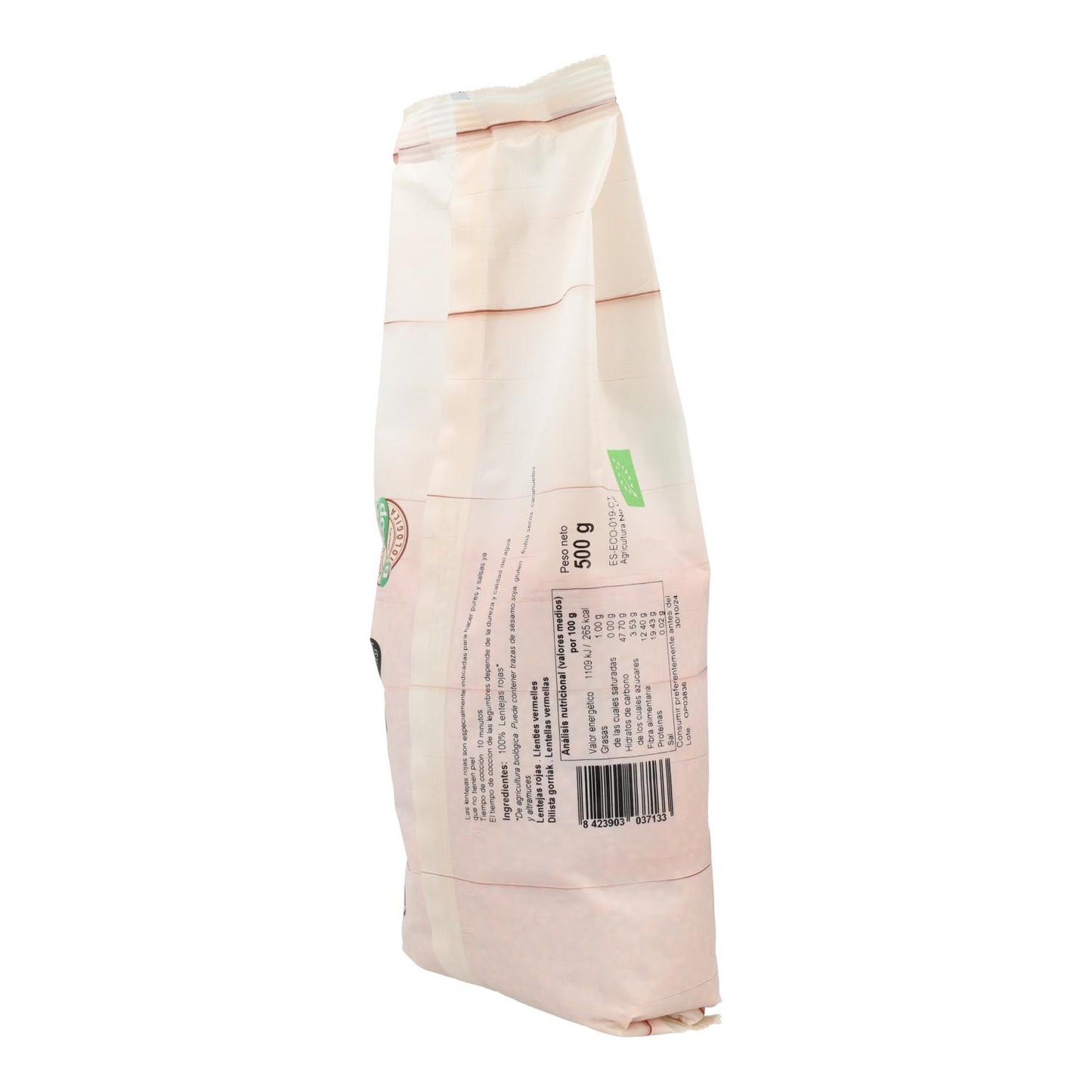 Rode linzen Biocop 500 g