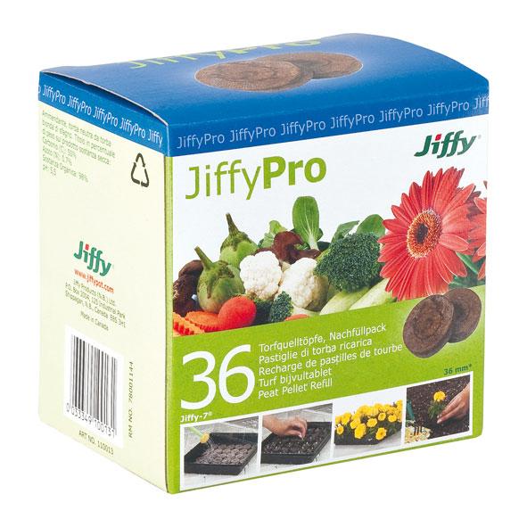 Pastilles de tourbe pressée Jiffy 36 unités