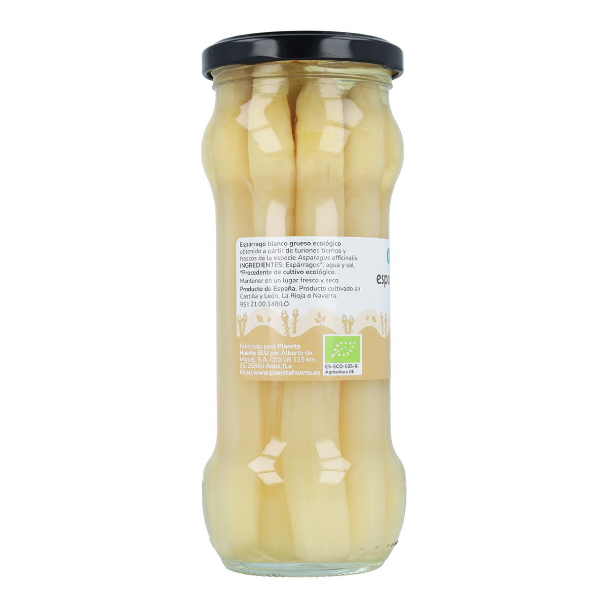 Asperges blanches épaisses ECO Planeta Huerto 340 g