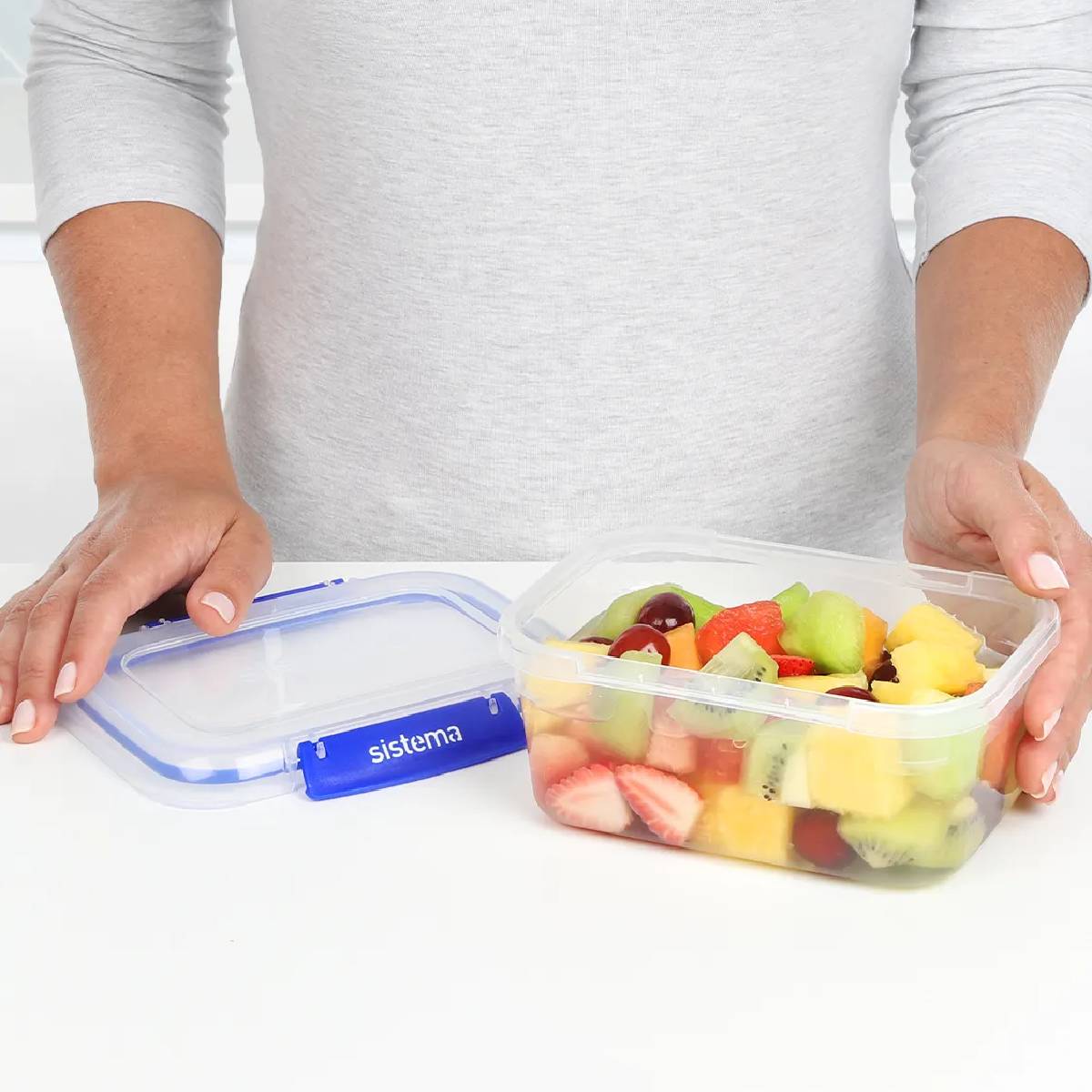 Pack de récipients hermétiques Sistema Klip It+ 3x1 l