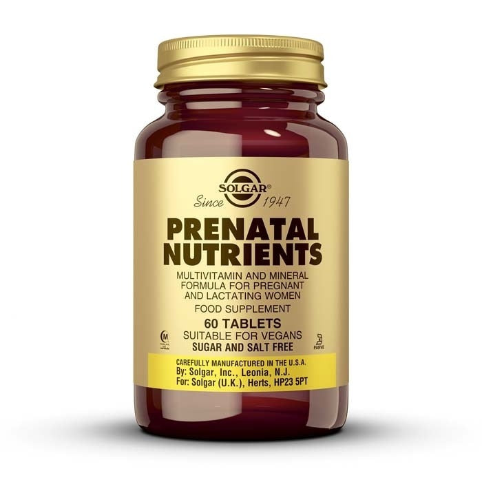 Prenatala näringsämnen Solgar 60 kapslar