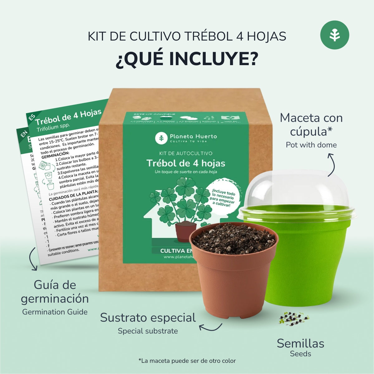 Orto del Trifoglio Kit per l'auto-coltivazione dell'orto Planet