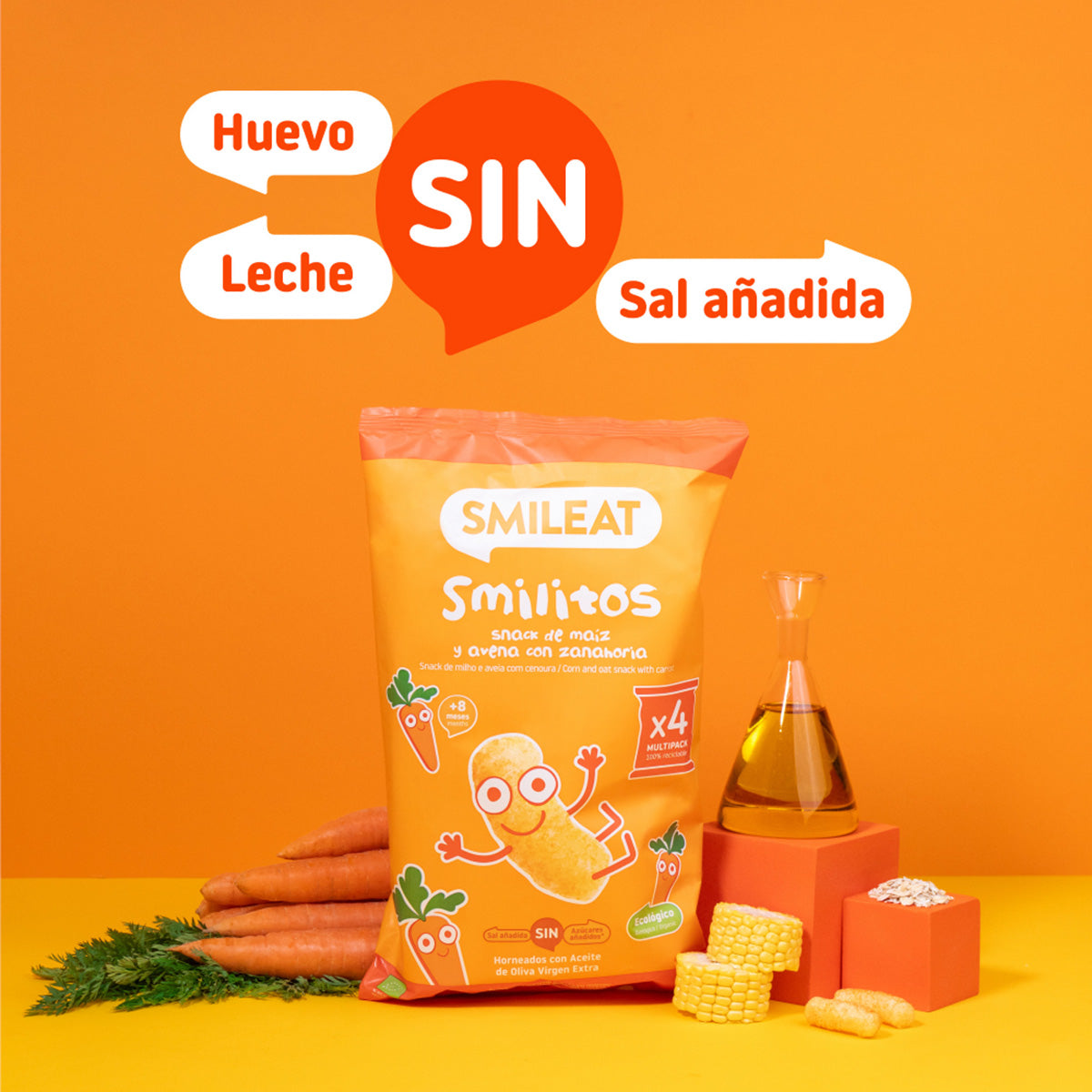 Packung Smilitos BIO Smileat Mix, 4 Beutel