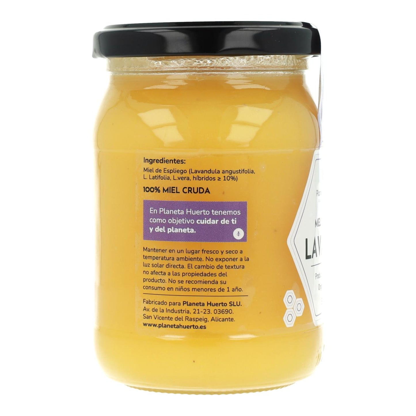 Miel de lavande brut Planeta Huerto 500 g