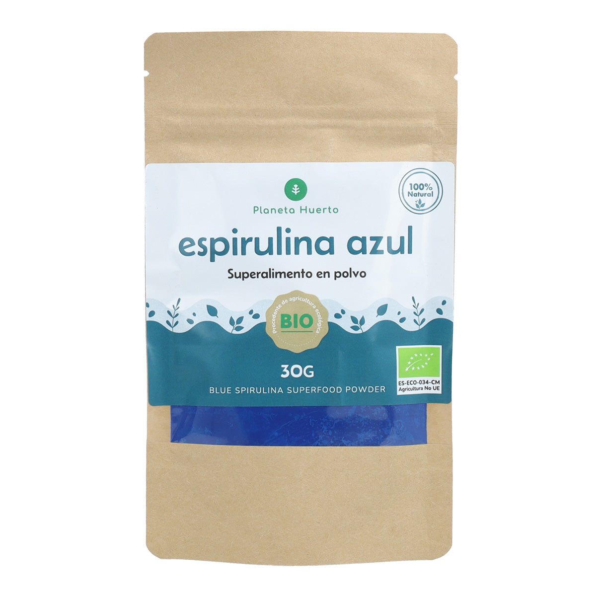 Niebieska spirulina Planeta Huerto 30gr