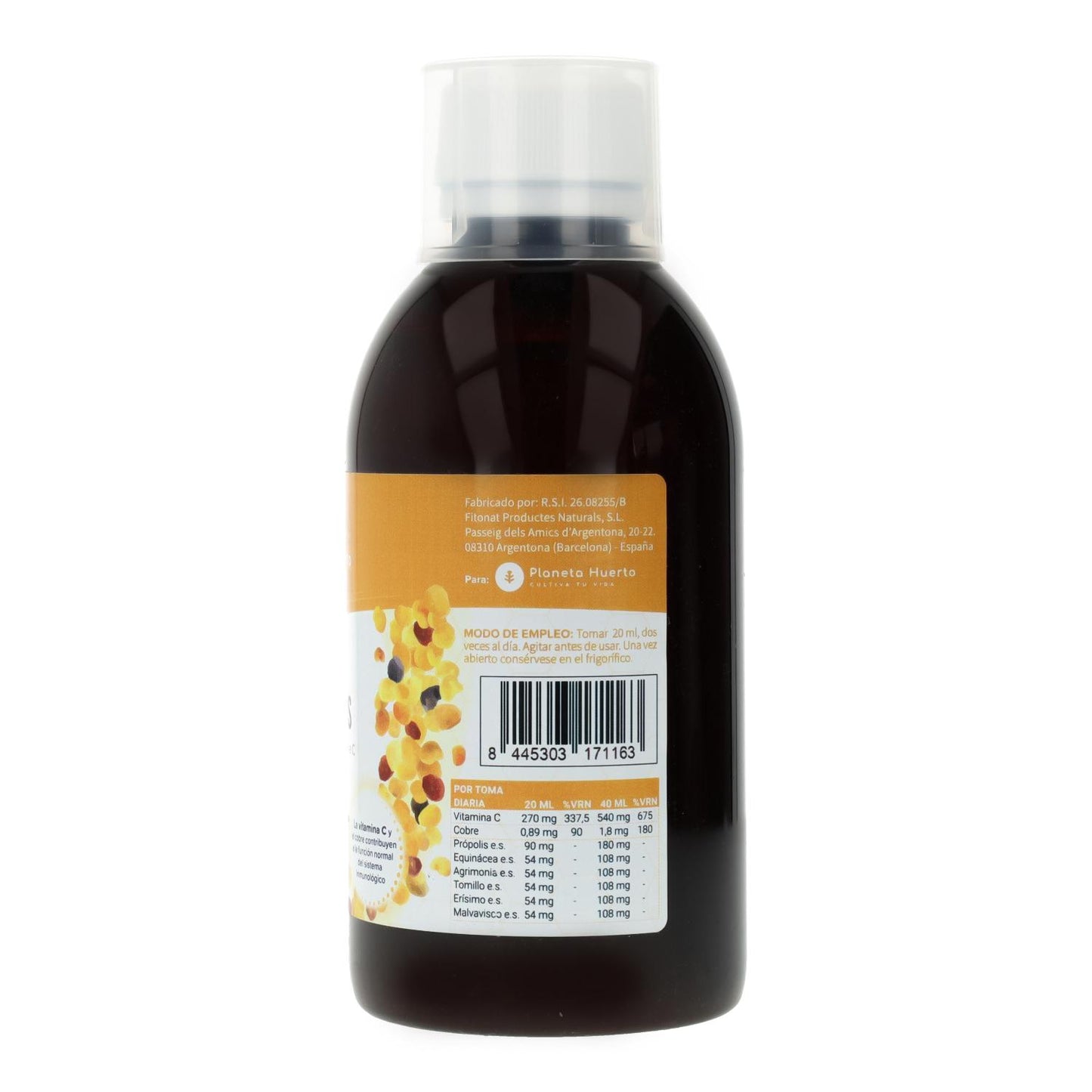 Sirop de Propolis Planeta Huerto 250 ML.