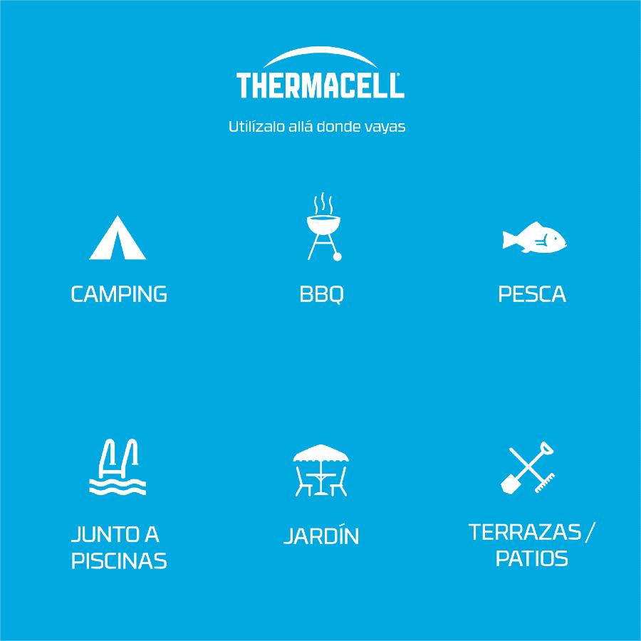 Anti-Mücken-Diffusor Schwarz für den Außenbereich, kabellos, bis zu 20 m² ohne Geruch und Geräusche von Thermacell®