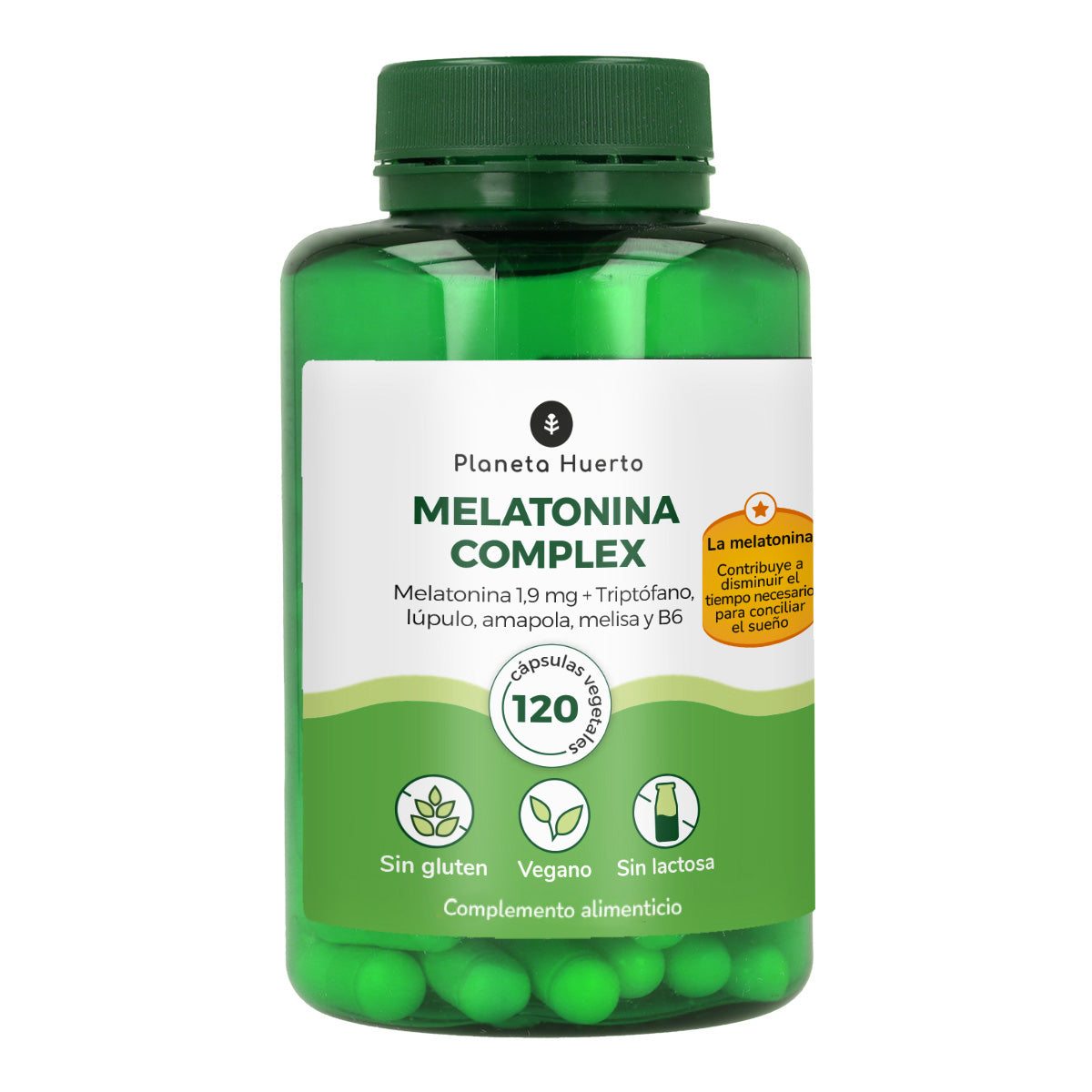 Melatonina complex Planeta Huerto 120 caps