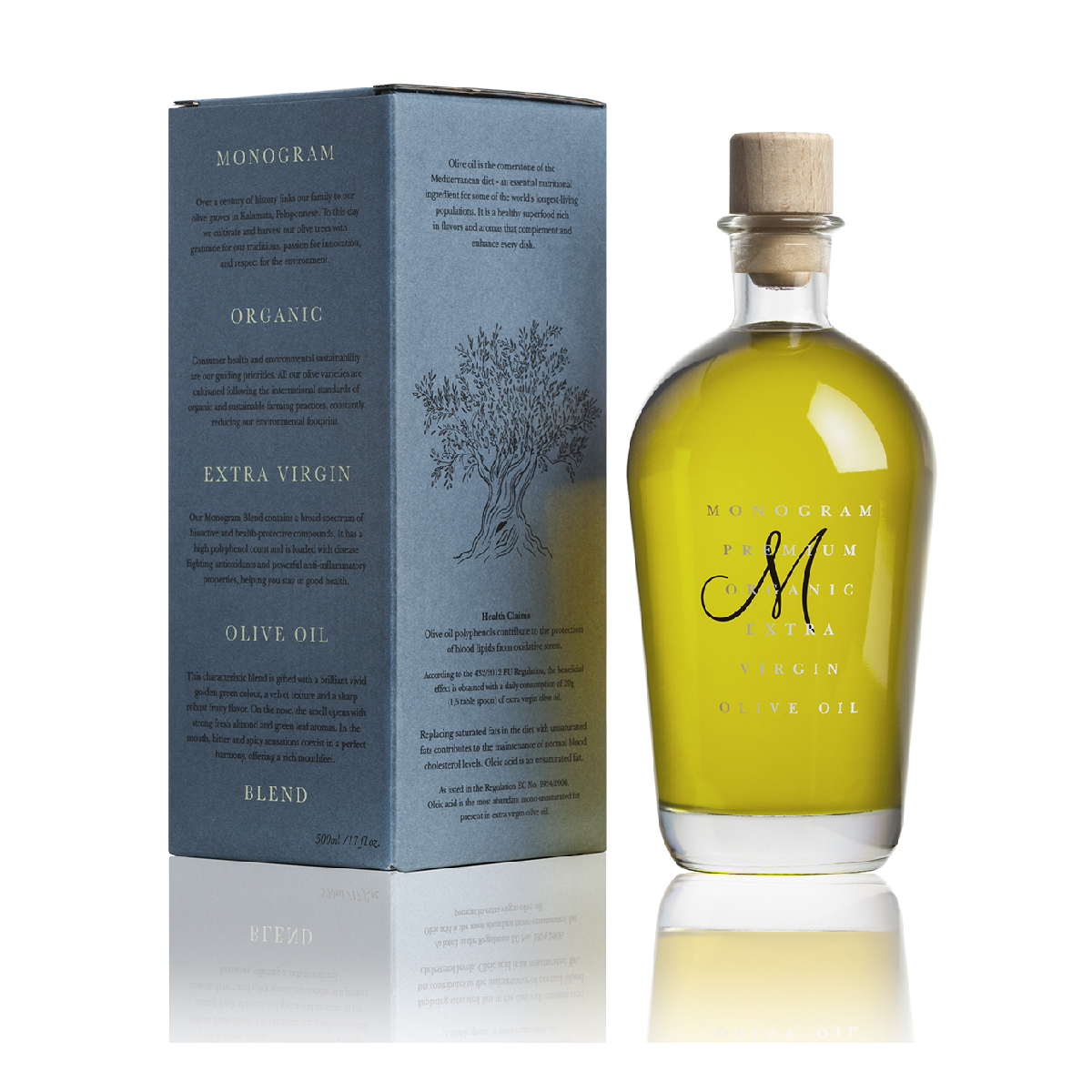 Premium-Bio-Olivenöl Monogram 500 ml