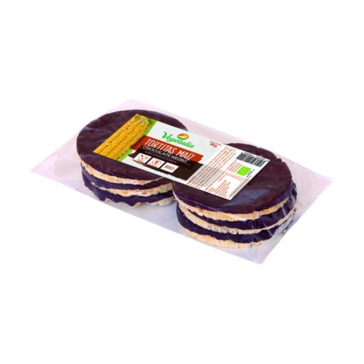 Maïspannenkoekjes met pure chocolade Vegetalia 95 g