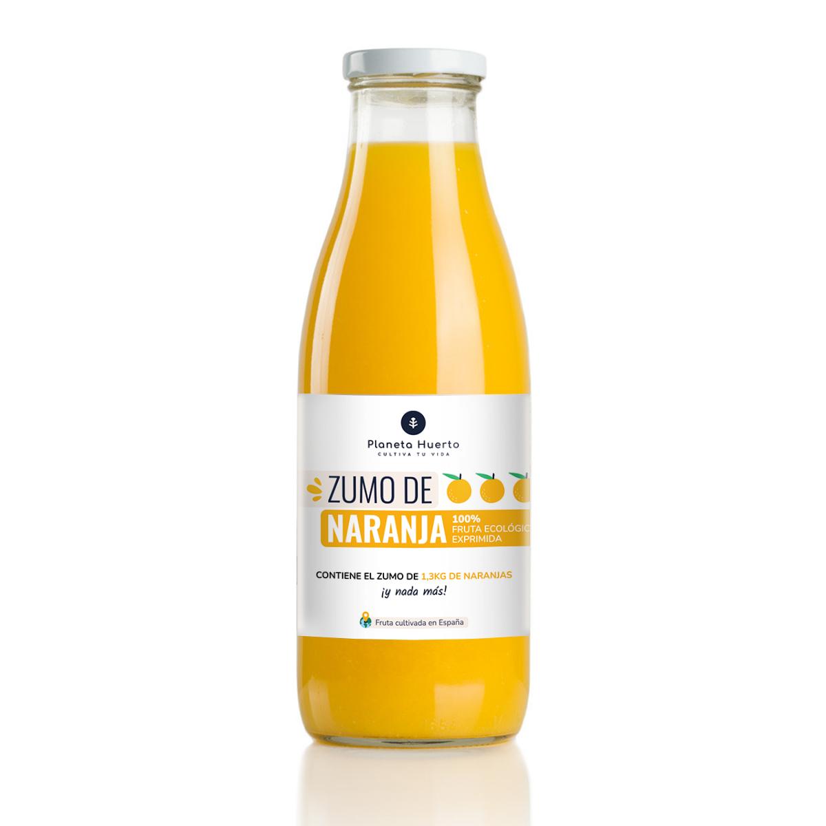 Sinaasappelsap 100% geperst fruit Eco Planet Orchard 750ml